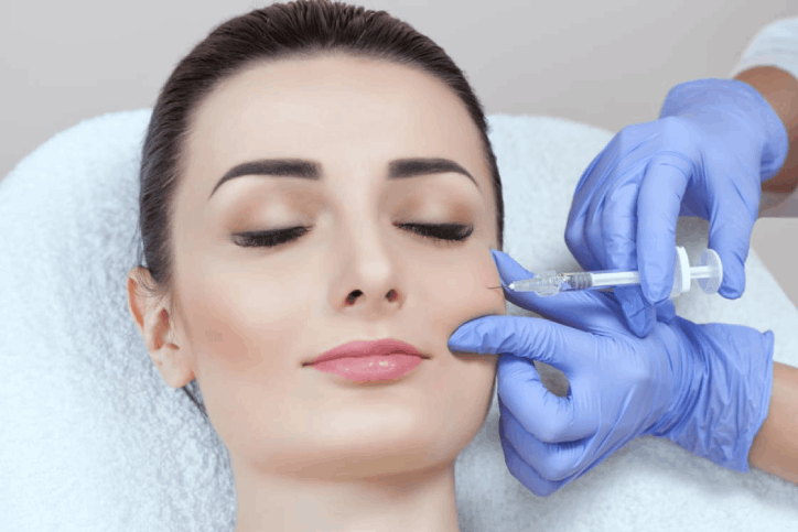 Skin with PRP Facial Rejuvenation